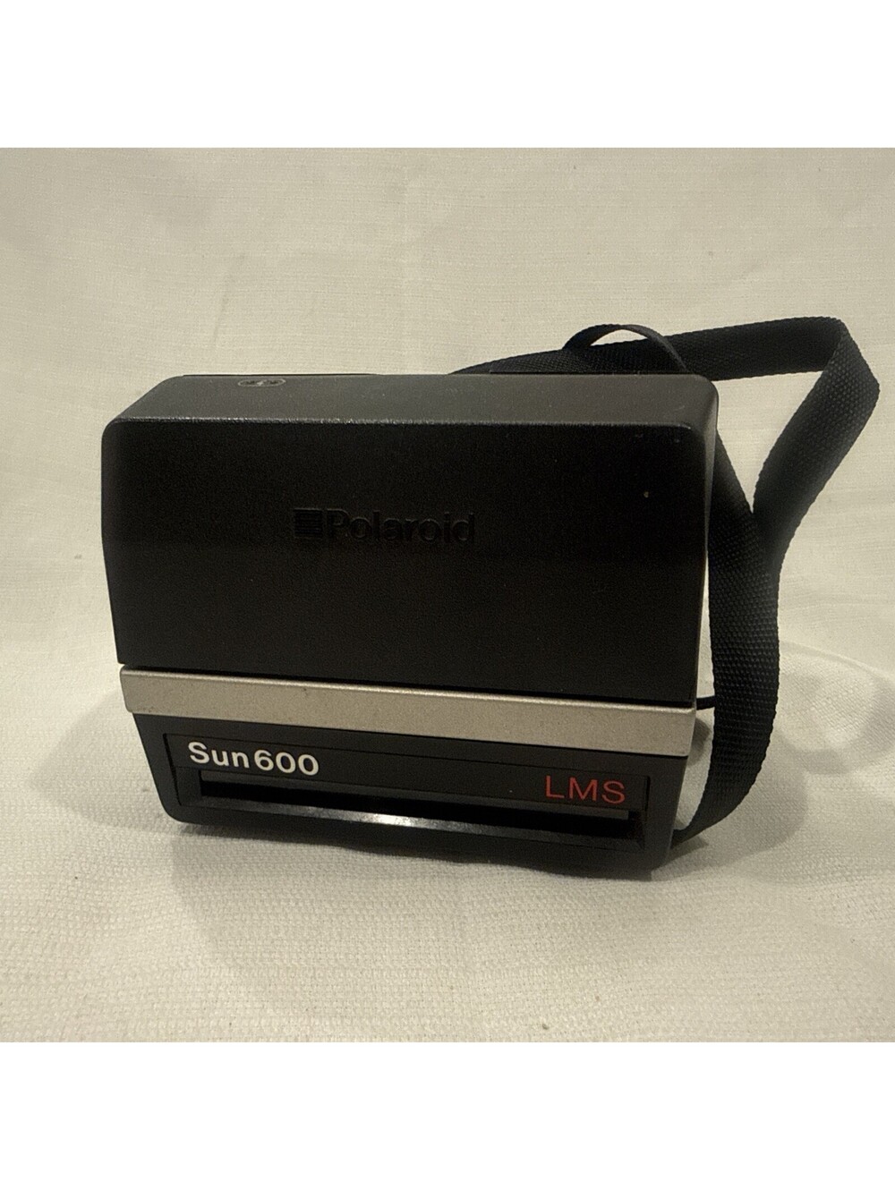 Polaroid Sun 600 LMS Instant Film Camera with Strap Tested Works